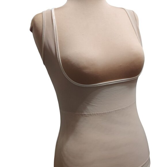 Kymaro XL Beige Body Shaper Firm Control Open Bust Compression Tank Top 30386 - Picture 2 of 12